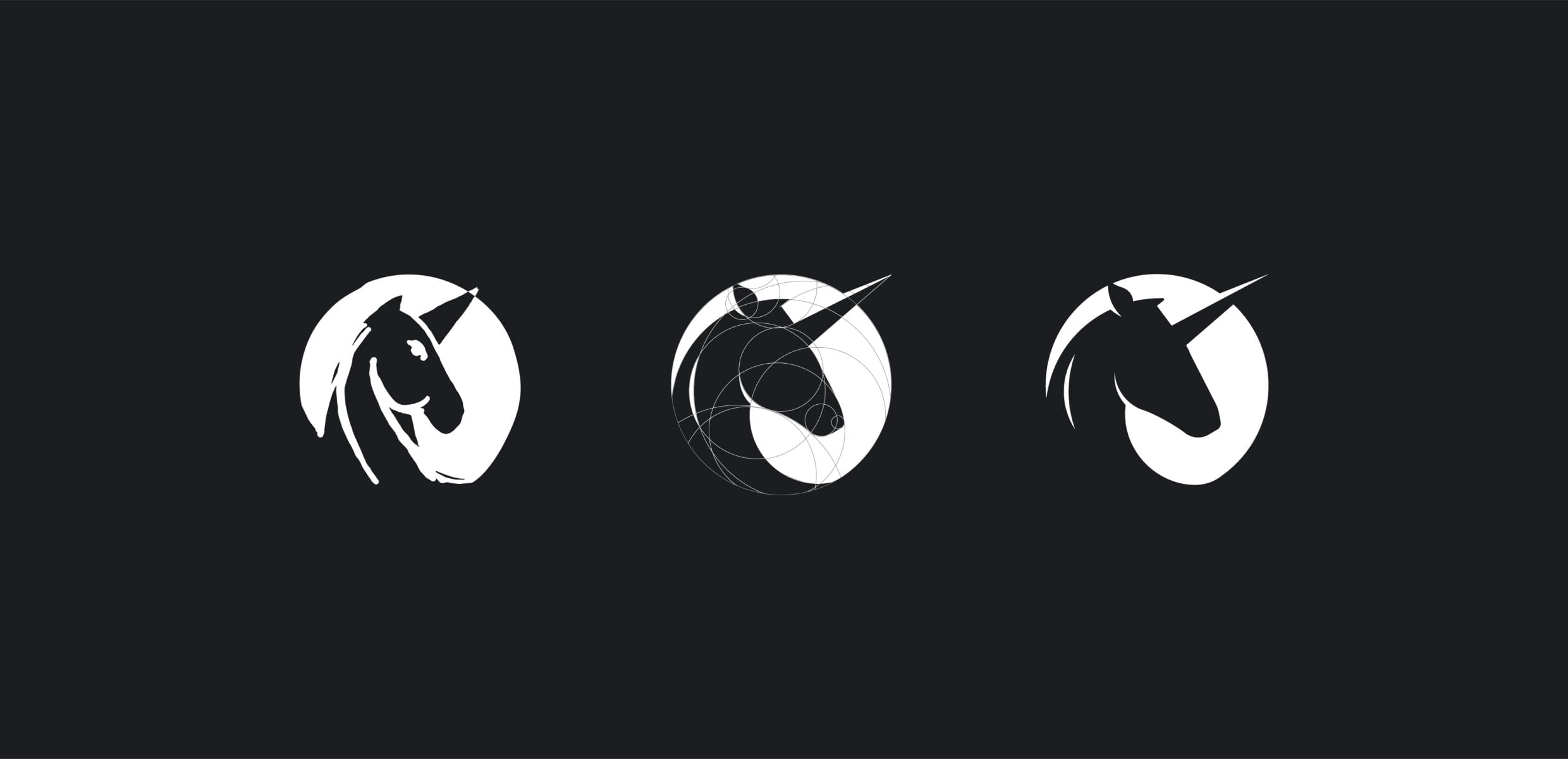 Black Unicorn Logo Development
